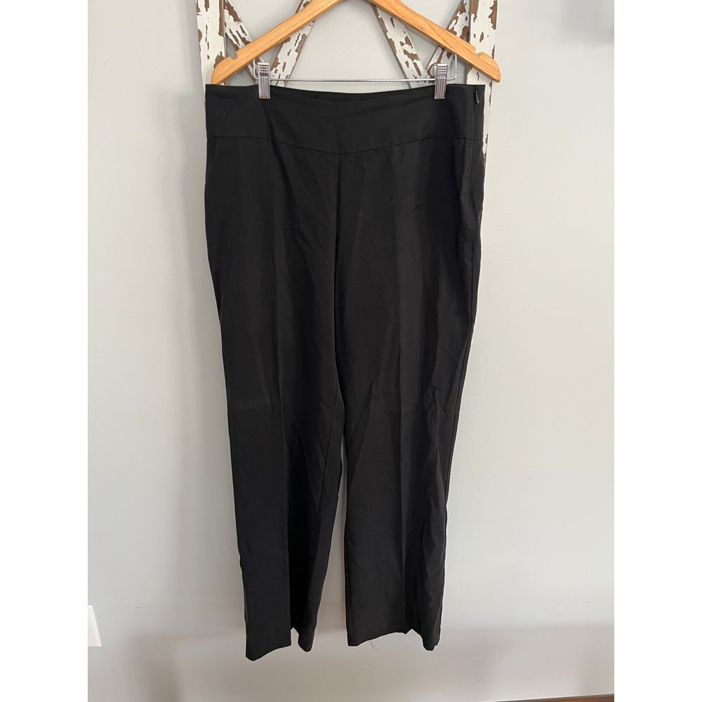 Eileen Fisher Black‎ Dress Pants Size Medium Side Zipper